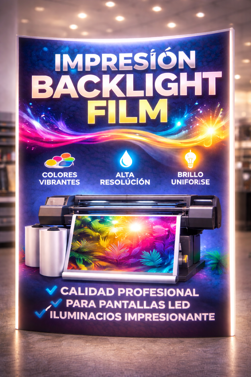 Impresión Adicional en Backlight Film - Klinge | Pantallas LED
