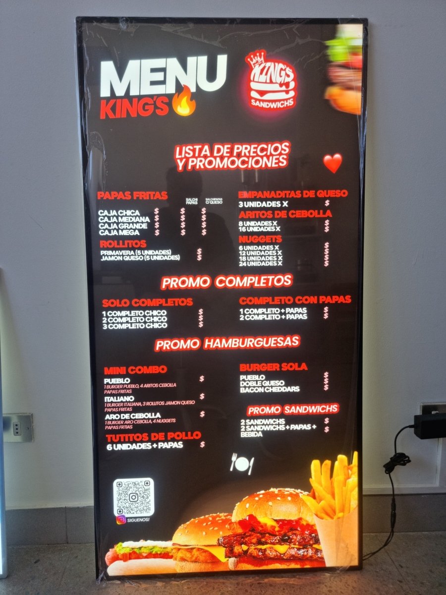 Pantalla LED Ultradelgada 60x120 cm – Publicidad de Alto Impacto en Formato XL - Klinge | Pantallas LED