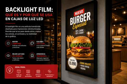 Backlight film: qué es y por qué se usa en cajas de luz LED - Klinge | Pantallas LED