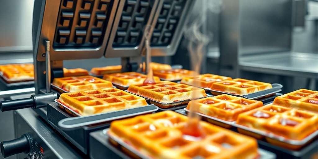 Waflera industrial: la clave para hacer waffles perfectos en tu negocio - Klinge | Equipos Gastronómicos