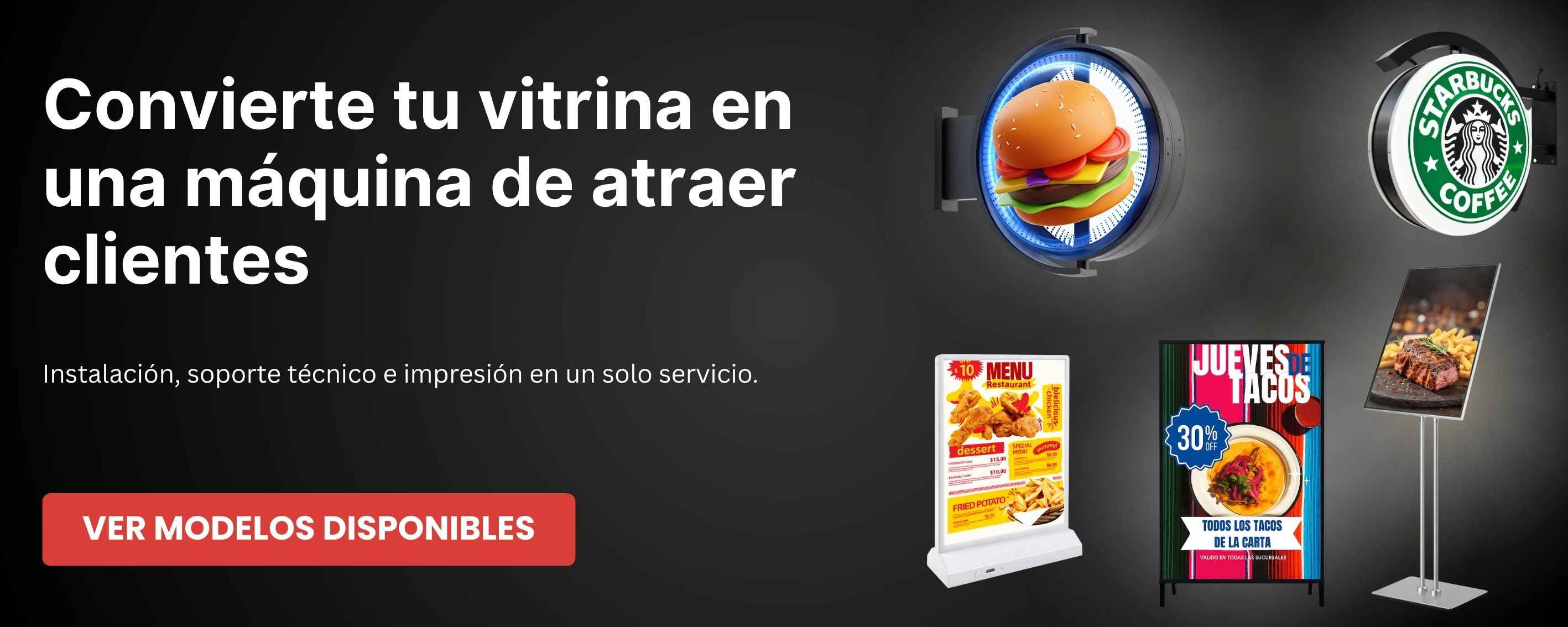 Paneles LED que venden por ti, ahora con impresión GRATIS