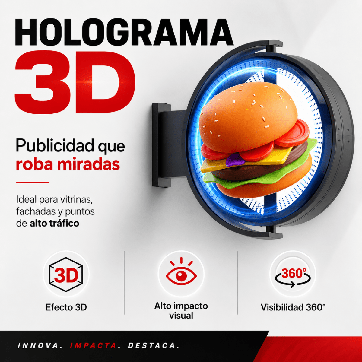 Holograma 3D Publicitario – Entrega Inmediata - Klinge | Pantallas LED