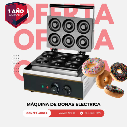 Máquina de Donas Eléctrica Profesional - Klinge