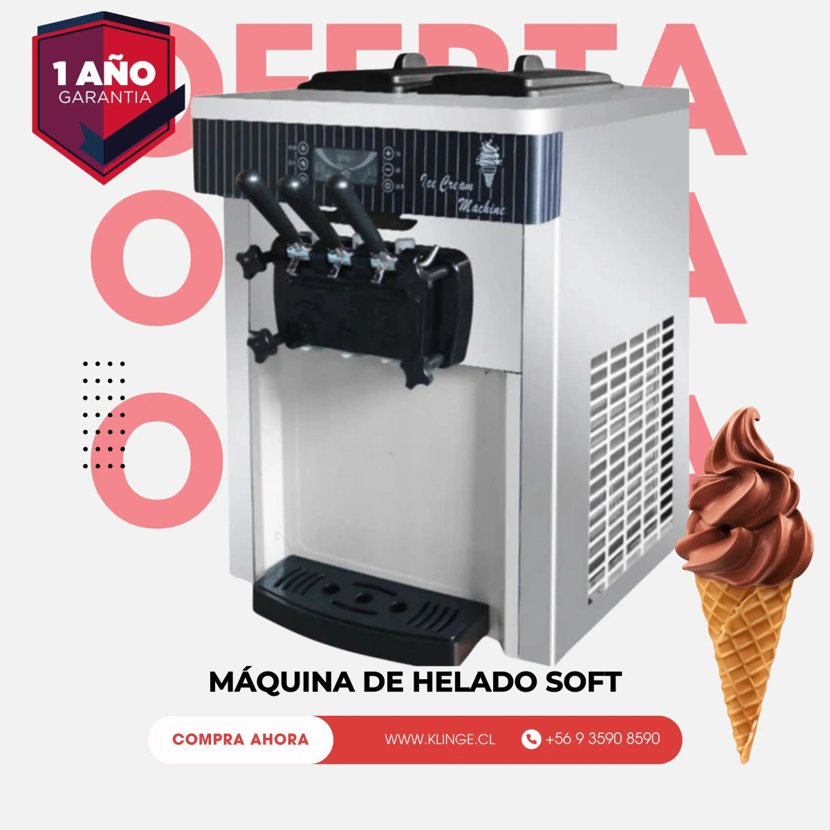 Máquina de Helado Soft Klinge – La Solución Profesional para tu Negocio de Helados - Klinge