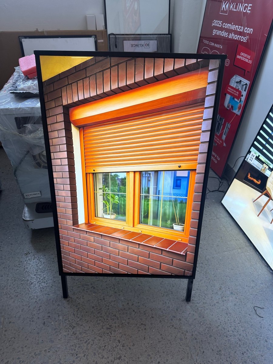 Panel LED Paloma 90x60, Ideal para Exteriores con Impresión Gratis – Klinge - Klinge | Equipos Gastronómicos