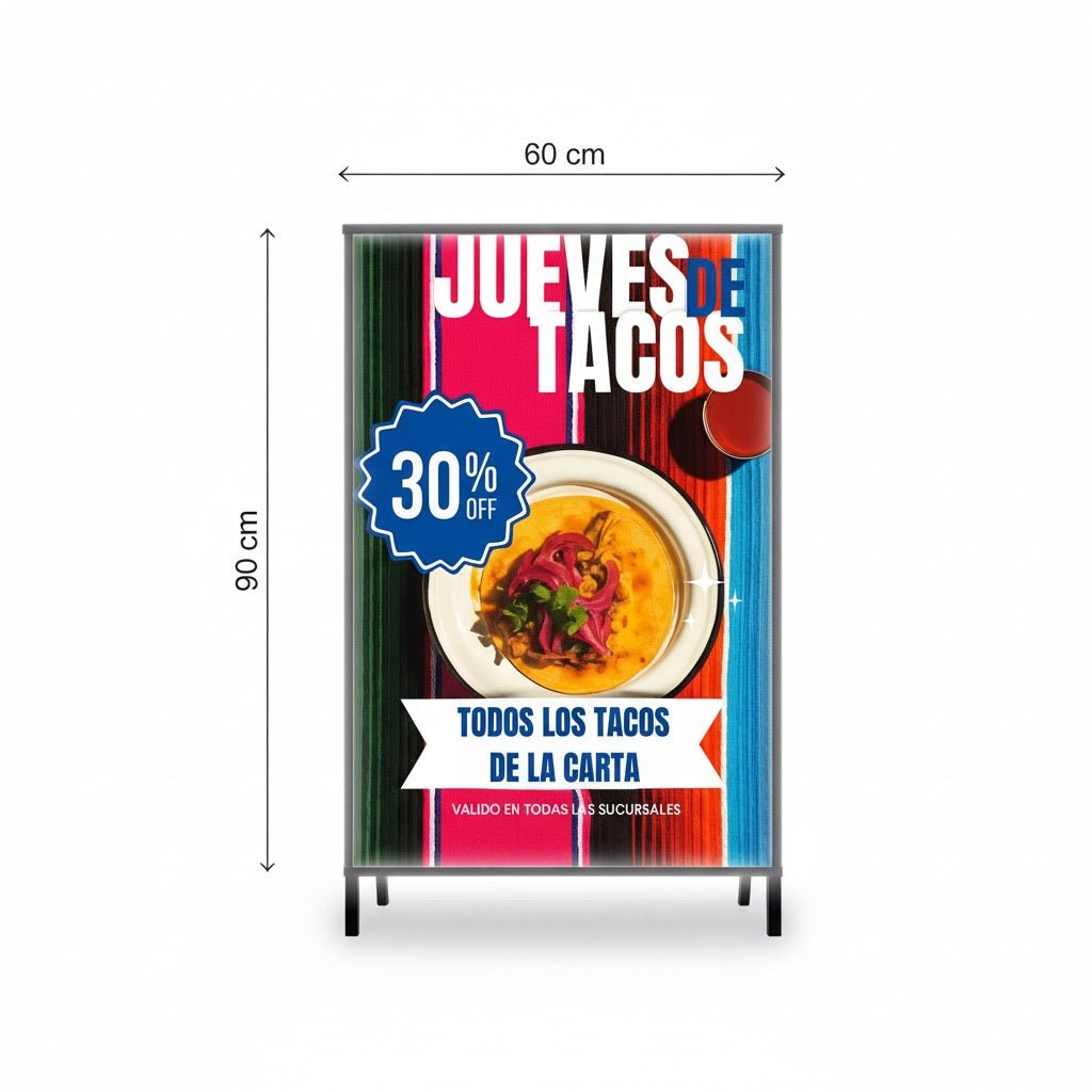 Panel LED Paloma 90x60, Ideal para Exteriores con Impresión Gratis – Klinge - Klinge | Pantallas LED