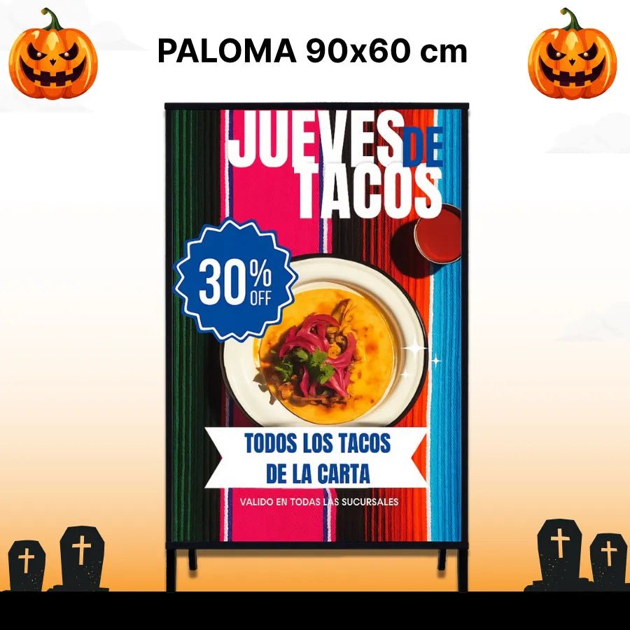 Panel LED Paloma 90x60 + Impresión Gratis - Klinge | Pantallas LED