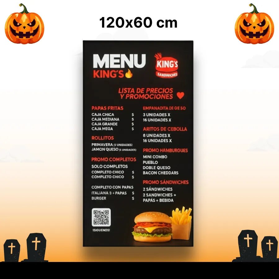 Pantalla LED 60x120 cm + Impresión GRATIS - Klinge | Pantallas LED