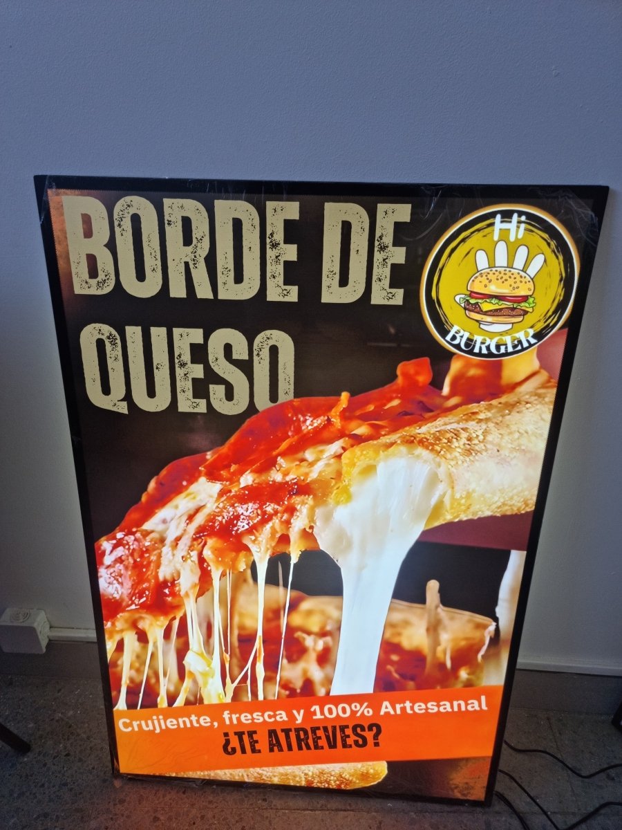 Pantalla LED Publicitaria 60x90 cm – Alta Visibilidad con IMPRESIÓN GRATIS - Klinge | Equipos Gastronómicos