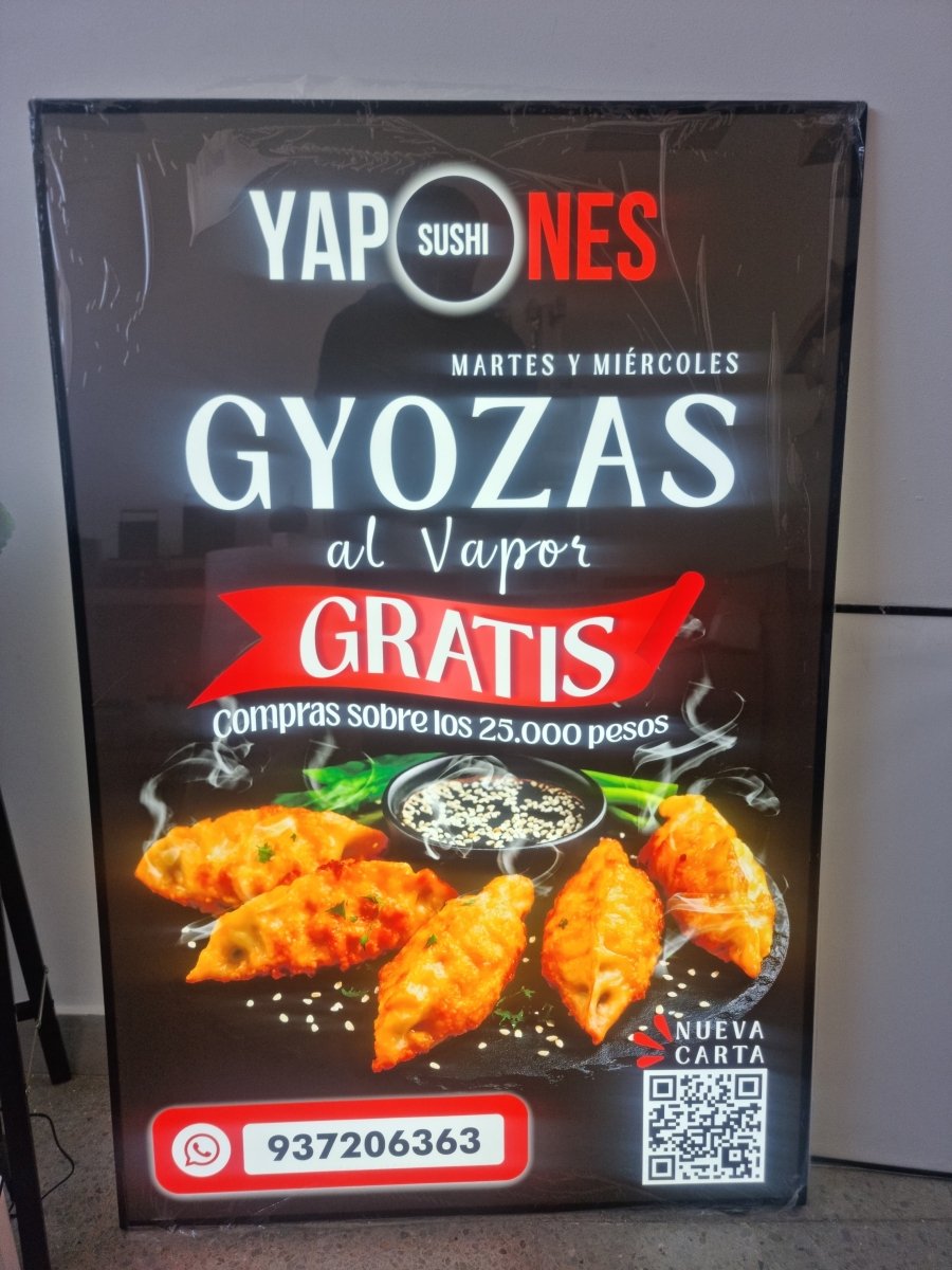 Pantalla LED Publicitaria 60x90 cm – Alta Visibilidad con IMPRESIÓN GRATIS - Klinge | Equipos Gastronómicos