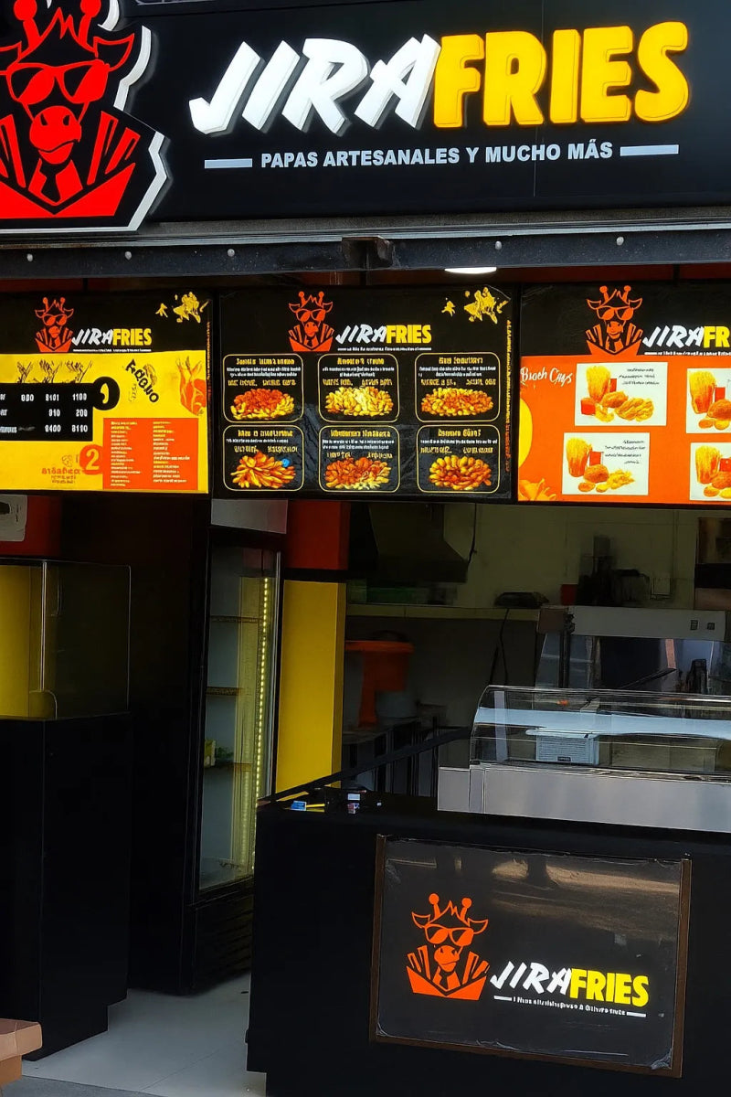 Pantalla LED Publicitaria Colgante 60x90 cm – Klinge - Klinge | Equipos Gastronómicos