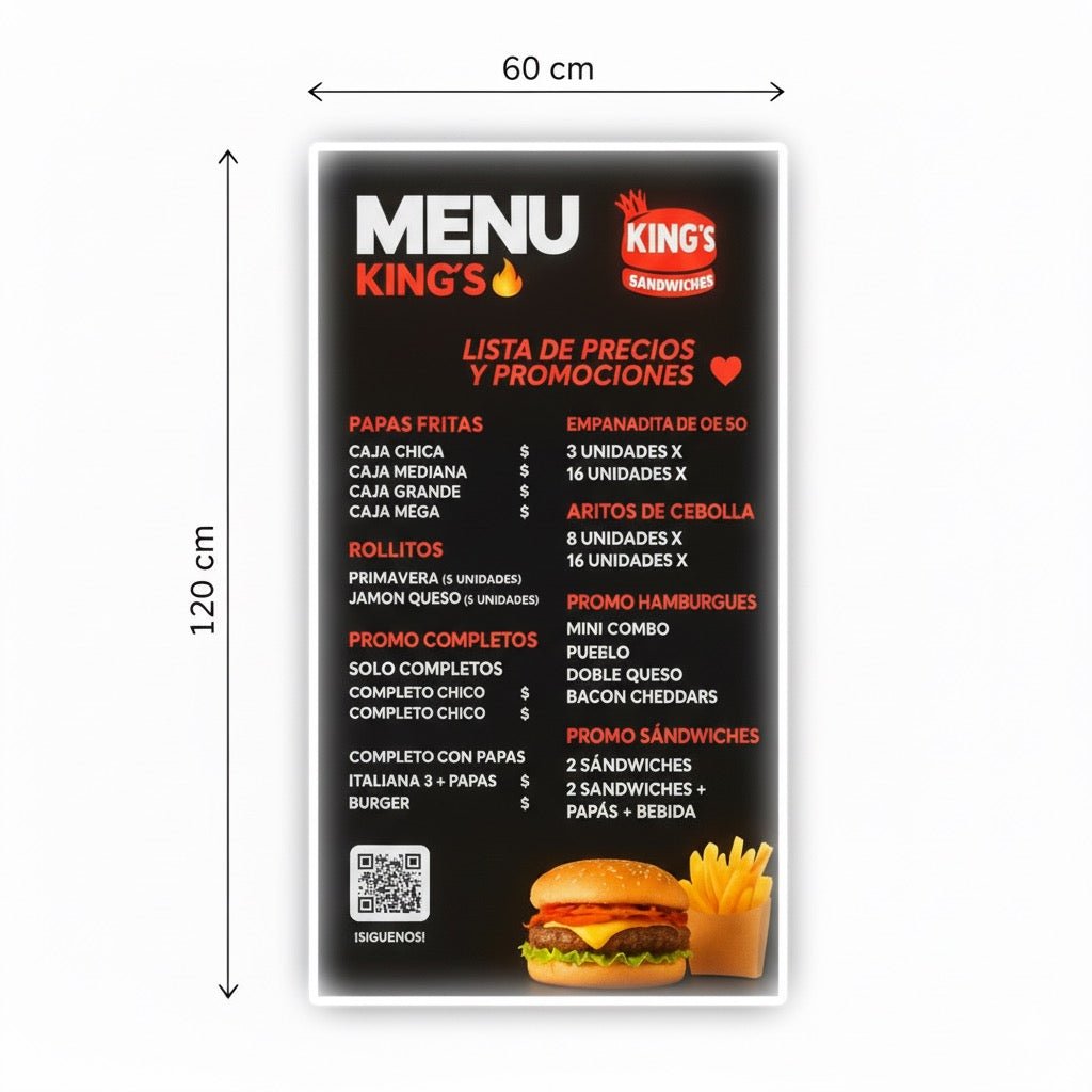 Pantalla LED Ultradelgada 60x120 cm – Publicidad de Alto Impacto en Formato XL - Klinge | Pantallas LED