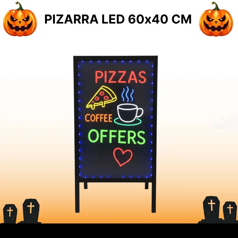 Pizarra LED Luminosa para Negocios - 40x60 - Klinge | Pantallas LED