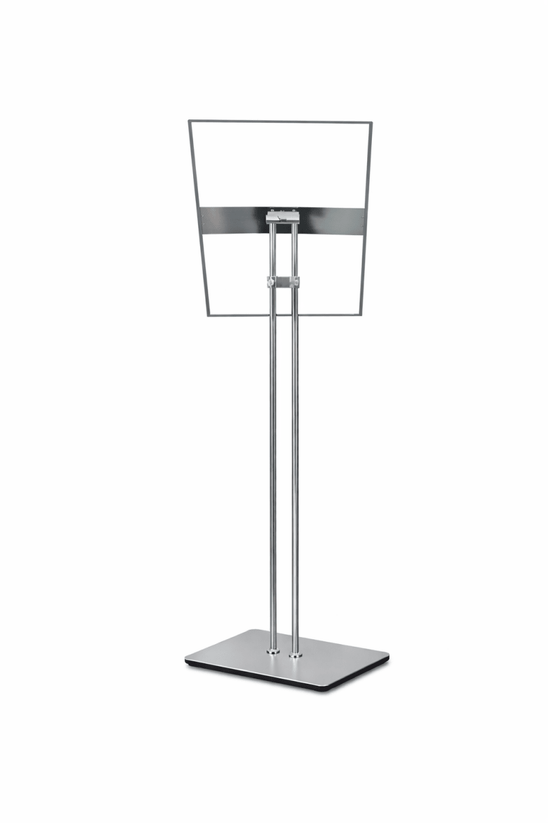 Soporte de aluminio Klinge para pantalla LED 50x70 cm